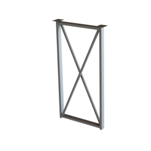 Подстолье барное Лофт 110 см металл цвет белый