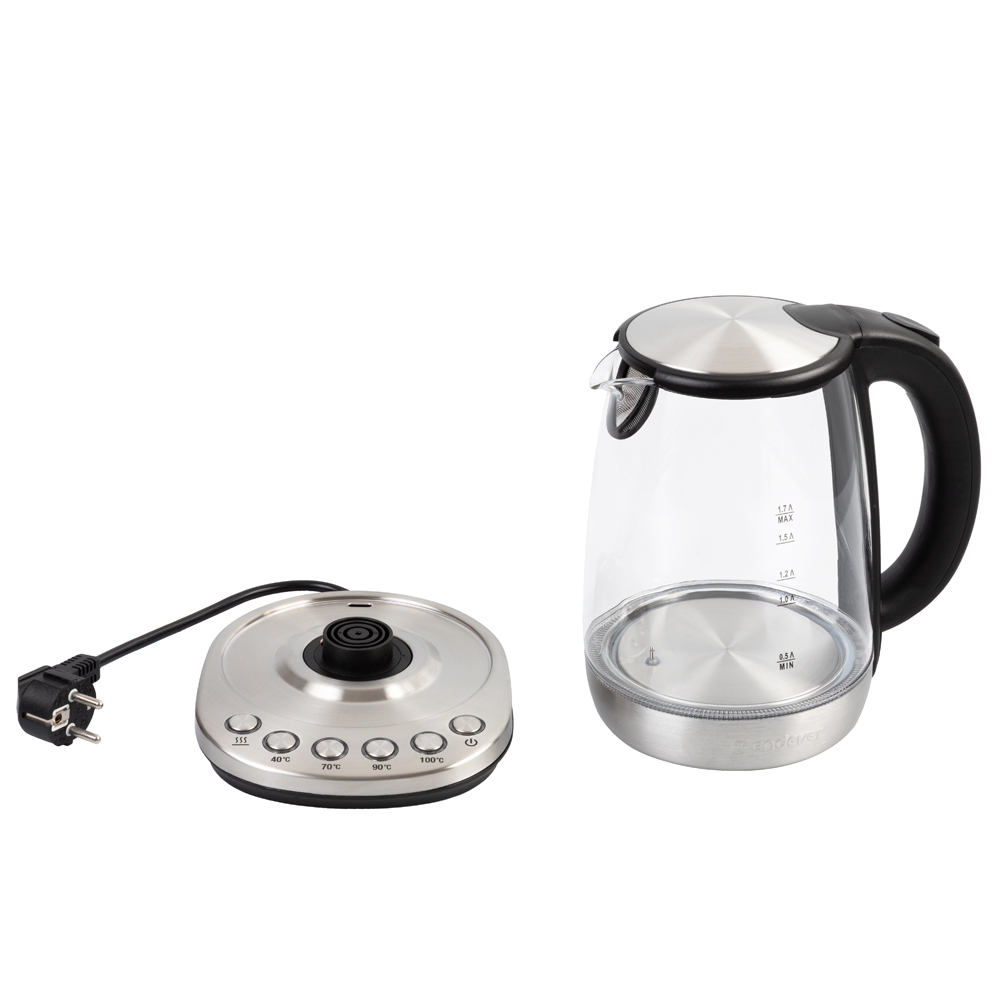 5360568 Электрочайник Endever Skyline KR-370G серый STDN-0087196 - Вид №2