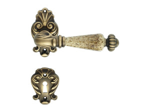 Классическая латунная ручка с насадкой