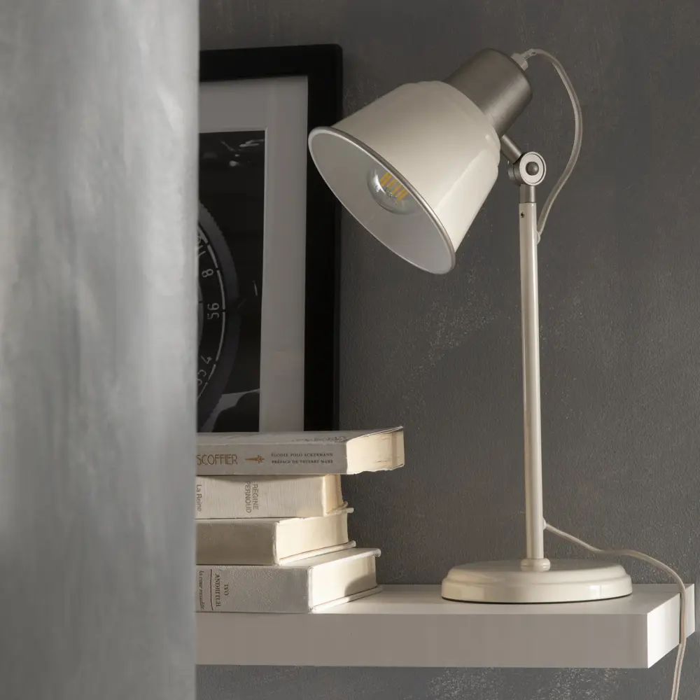 Настольная лампа INSPIRE Milky с регулируемым абажуром 82908109 STLM-0037800 - Вид №8