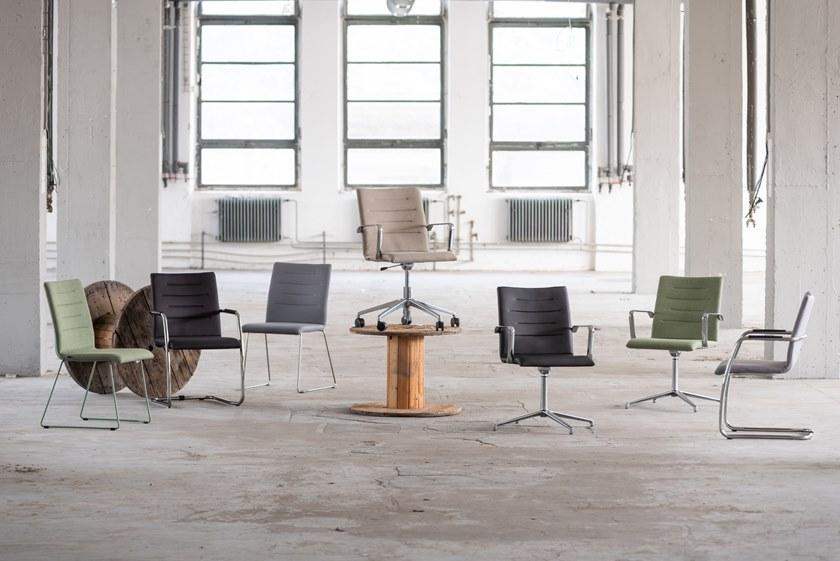 LD Seating Регулируемое по высоте офисное кресло с подлокотниками на колесиках Oslo 227-f80-n6 - Вид №1