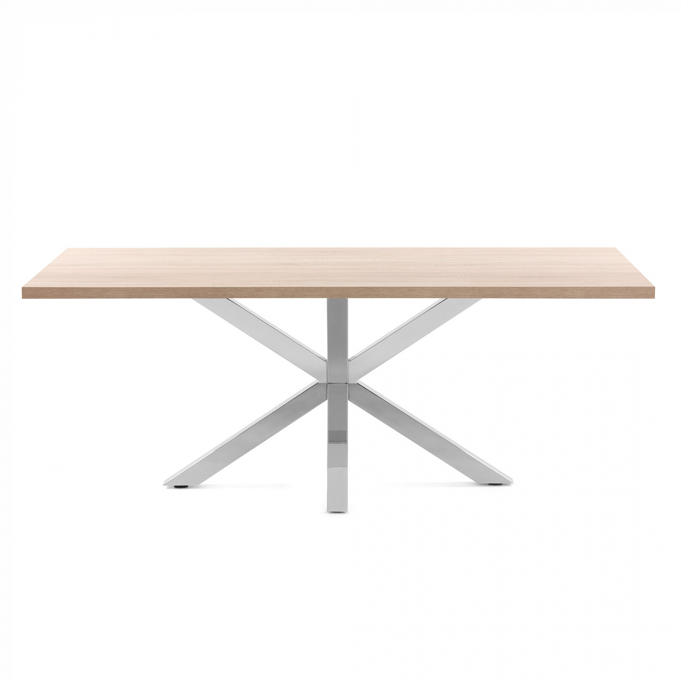 070301 Стол Arya 160x100 сталь натуральный La Forma "New argo"  - Вид №3