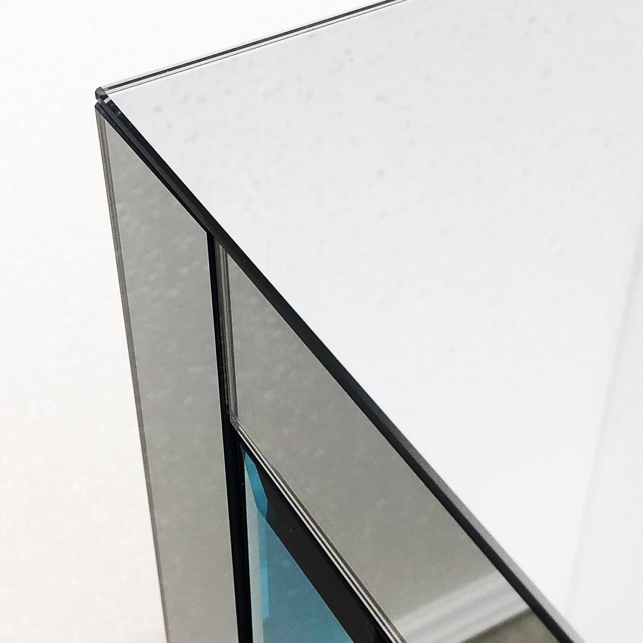 Консоль зеркальная с ящиками синяя 91х49 см "Сэмпл" GRAUM  304041 Зеркальный;синий  - Вид №3