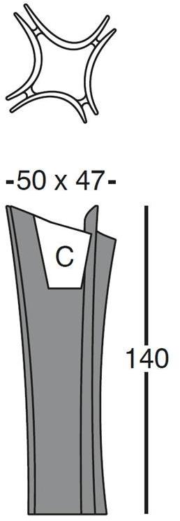 VONDOM Высокий яркий садовый горшок sun-id-1508991 - Вид №12