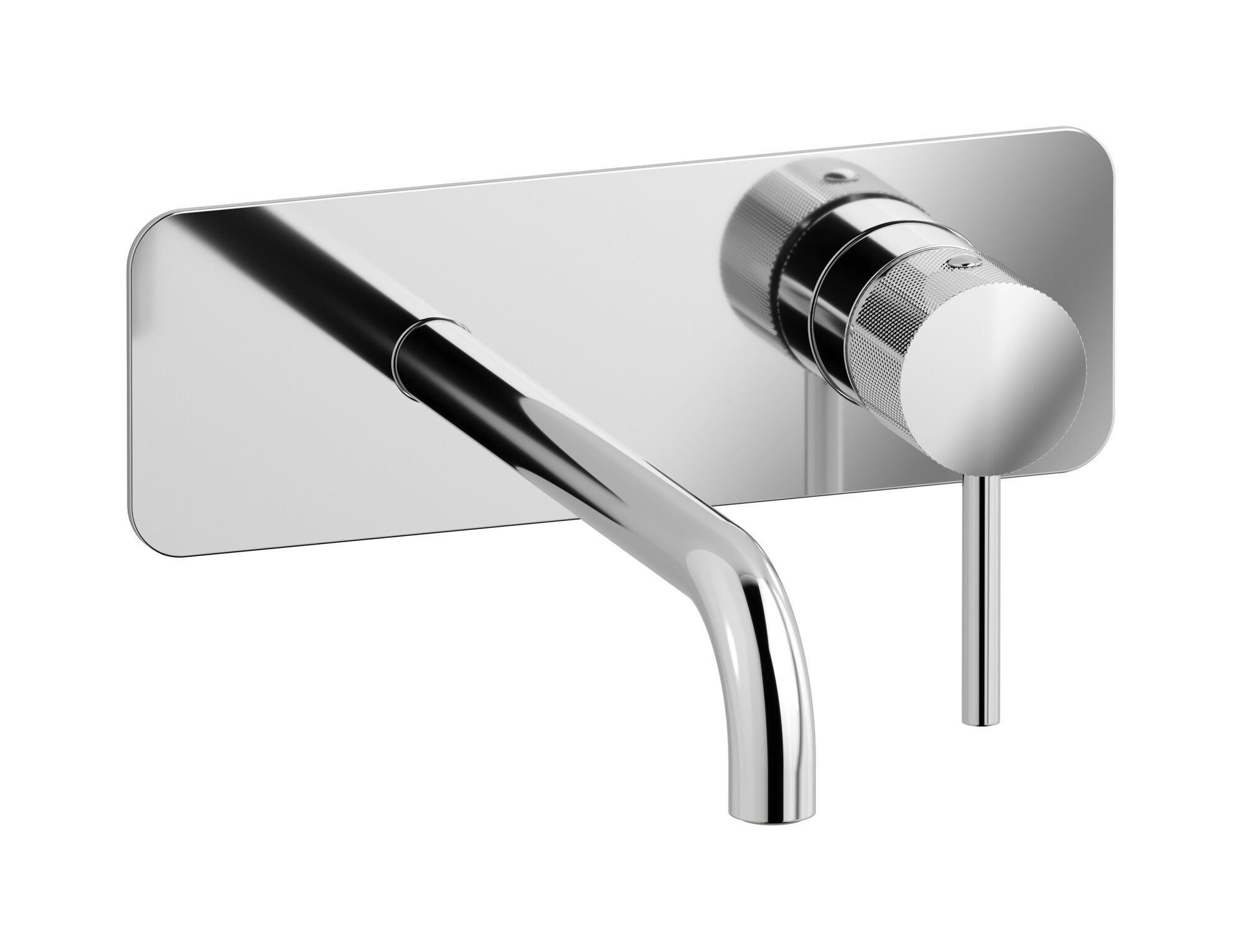 Настенный смеситель для раковины с 2 отверстиями и автоматическим сливом IB промышленность ARCH-00148636 - Вид №1