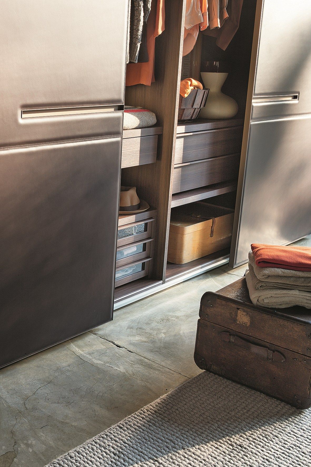 Шкаф с раздвижными дверями на заказ Lema шкаф на сантиметр-раздвижной ARCH-00040688 - Вид №4