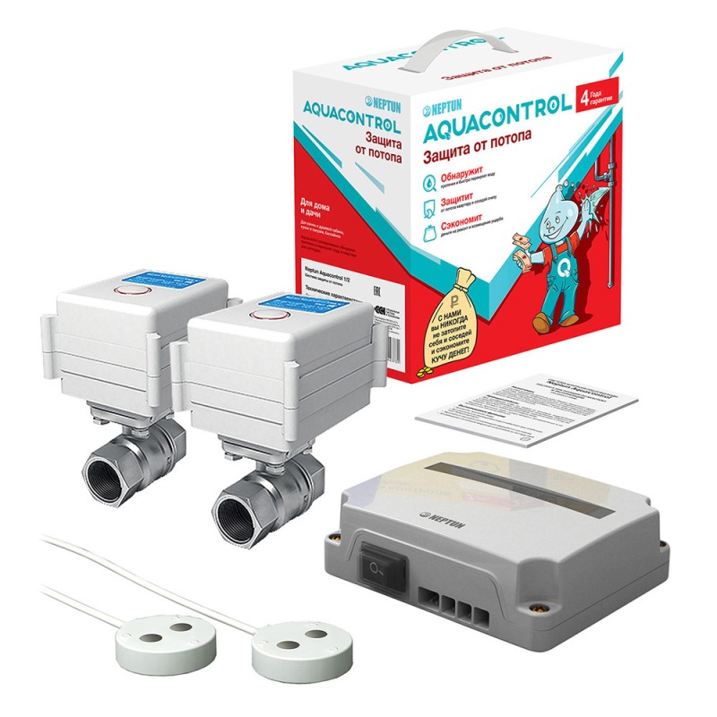 Система контроля протечек Neptun Bugatti ССТ Aquacontrol 1/2" 43054099000001 - Вид №1