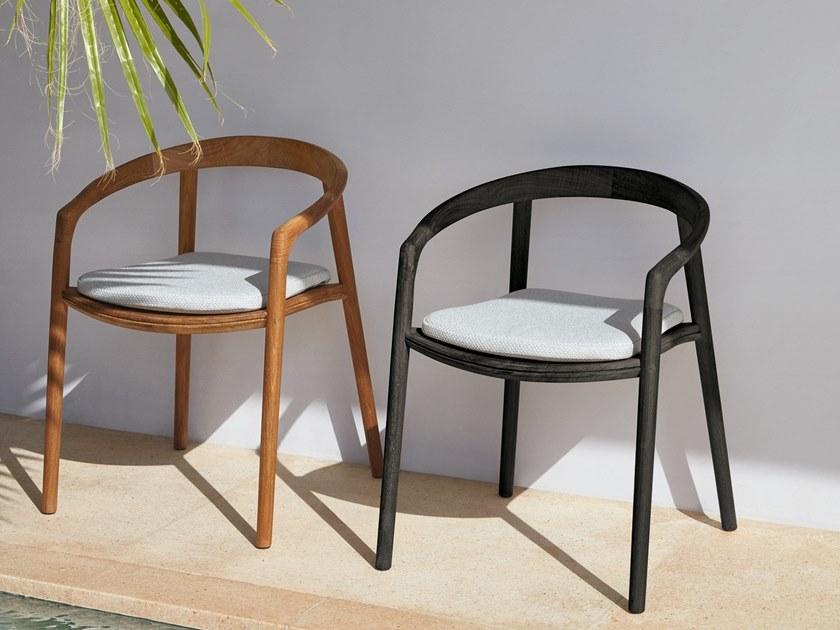 MANUTTI Штабелируемый стул из тика Solid Fs-ch41 - Вид №3