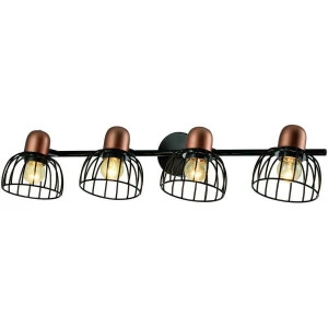 Спот настенный черный Rivoli Adro 1018-205 RIVOLI ADRO 00-3891469 Черный