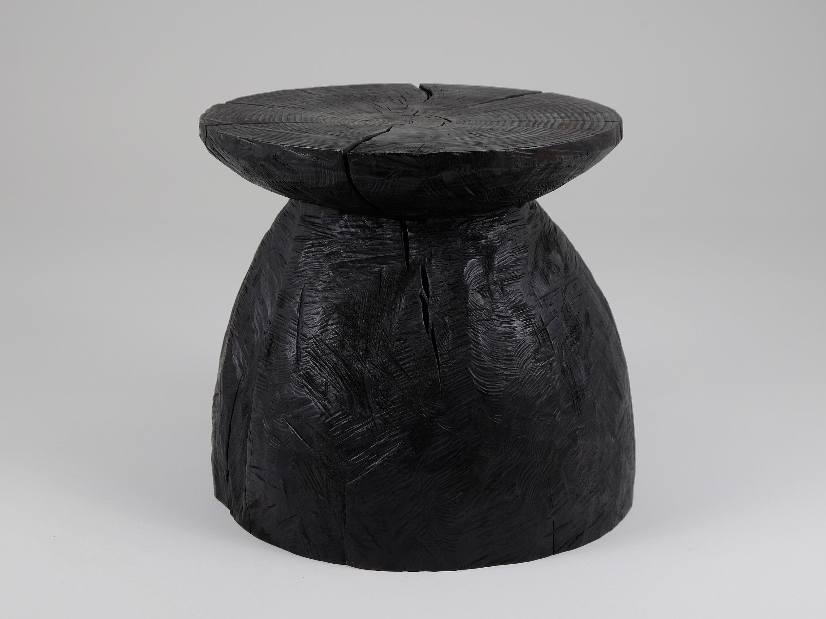 Круглый журнальный столик из дуба Logniture Jownik ARCH-00060525 - Вид №3