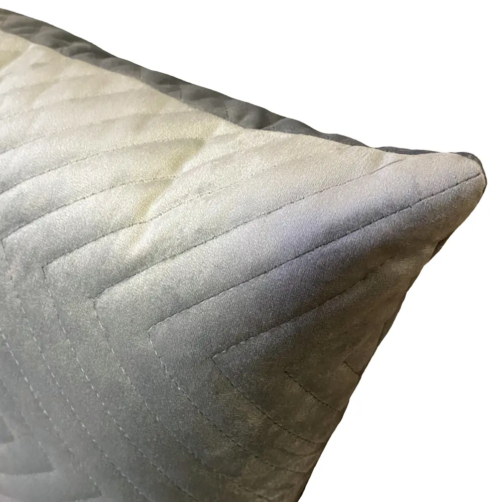 Подушка Seasons Geometric 43х43 см бархат цвет серый STLM-2170072 - Вид №2