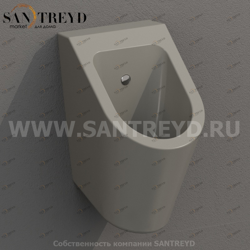 FO029CC Настенный писсуар, уринал с мушкой Ceramica Globo FORTY3