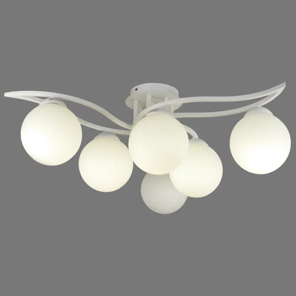 Люстра «Malinda» E27х6X60 Вт, цвет белая патина Toplight STLM-2098287 - Вид №3