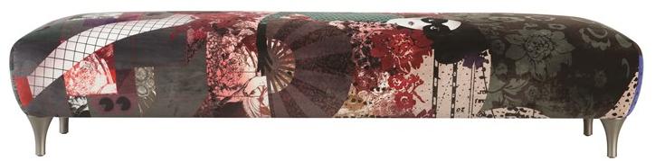 Roche Bobois Прямоугольный пуф из ткани Globe trotter sun-id-1444481 - Вид №5