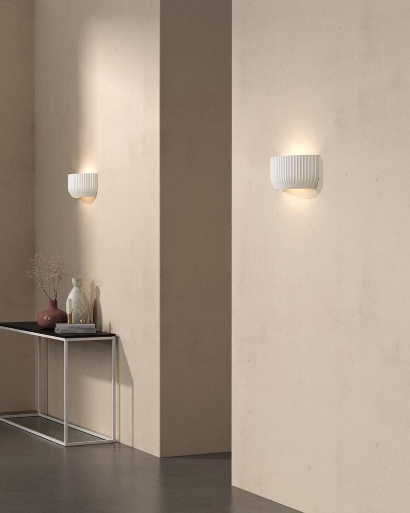 Astro Lighting Светодиодный настенный светильник прямого и отраженного света в современном стиле из гипса  1439001  - Вид №3