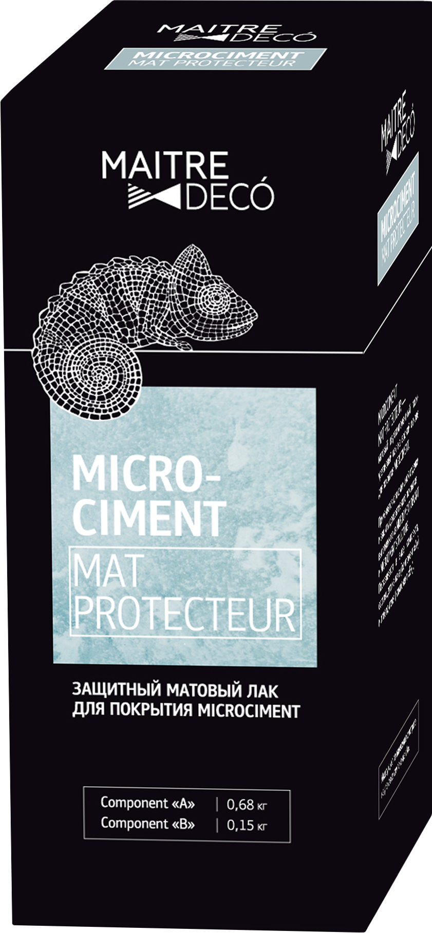 82891356 Защитный лак «Microciment Protecteur» 2 компонента 0.83 кг STLM-0037610 MAITRE DECO