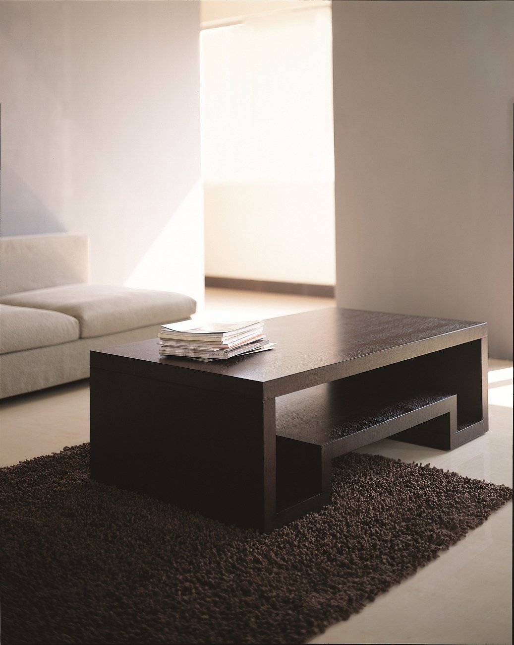 Журнальный столик прямоугольный с полкой венге Lago Maggiore PUSHA PUSHA 062884 Венге  - Вид №3