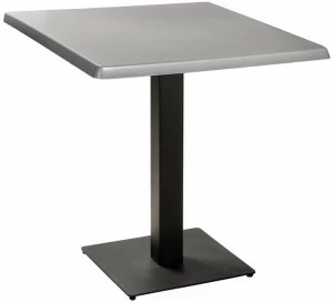 2646 Стол Квадро 80*80 Серебро R-HOME