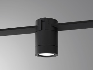 Фиксированный источник освещения на алюминиевых кабелях