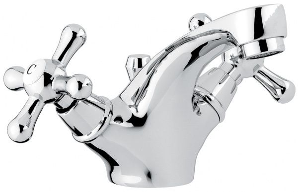 17013CR Смеситель Stella с донным клапаном для раковины, цвет хром EMMEVI