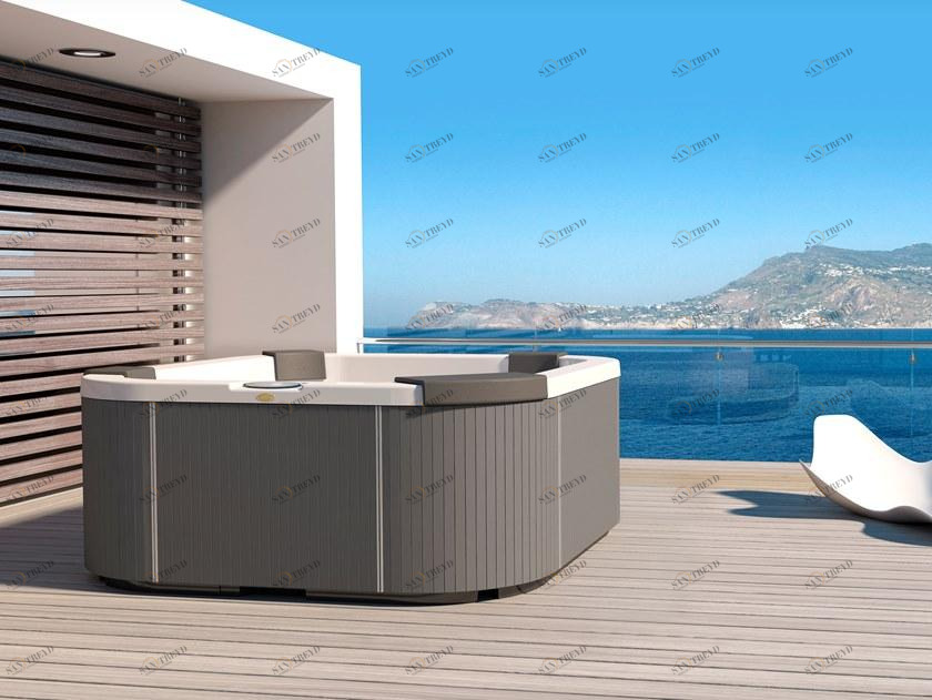 Jacuzzi® Наземный мини-бассейн с гидромассажем на 5 мест Italian design sun-id-1369054