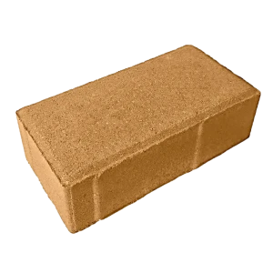 Плитка тротуарная вибропрессованная 100x200x60 мм цвет горчица 88110044 STLM-2084559