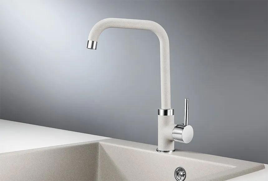 0041, БАЗАЛЬТ, СМЕСИТЕЛЬ КУХОННЫЙ GRANULA 41-ST34