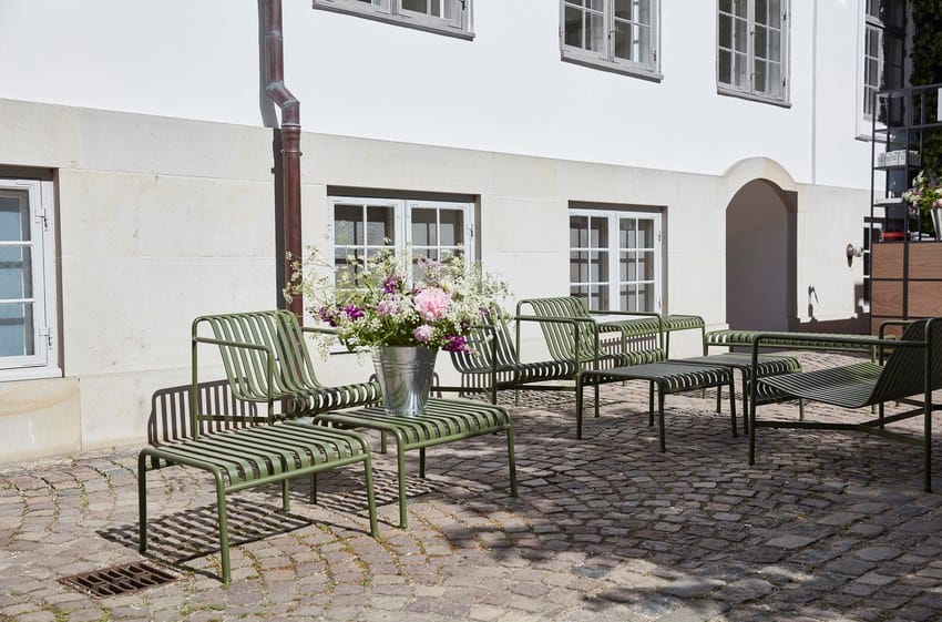 Стальная прямоугольная Садовая подставка для ног Hay Палисад ARCH-00043018 - Вид №5