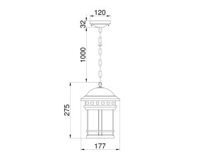 Алюминиевый открытый подвесной светильник