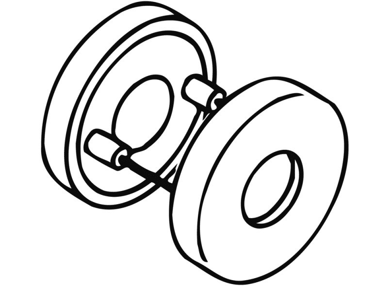 305.20RKN ручка-розетка (r-технология) HEWI System 111 | Polyamid  - Вид №2