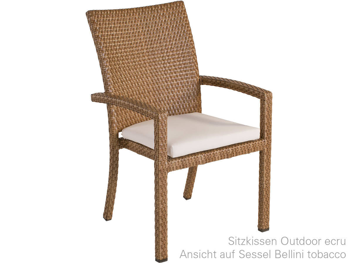 10.00.1455 Кресло Bellini подушка сиденья Outdoor Classic Ecru Mbm  - Вид №2