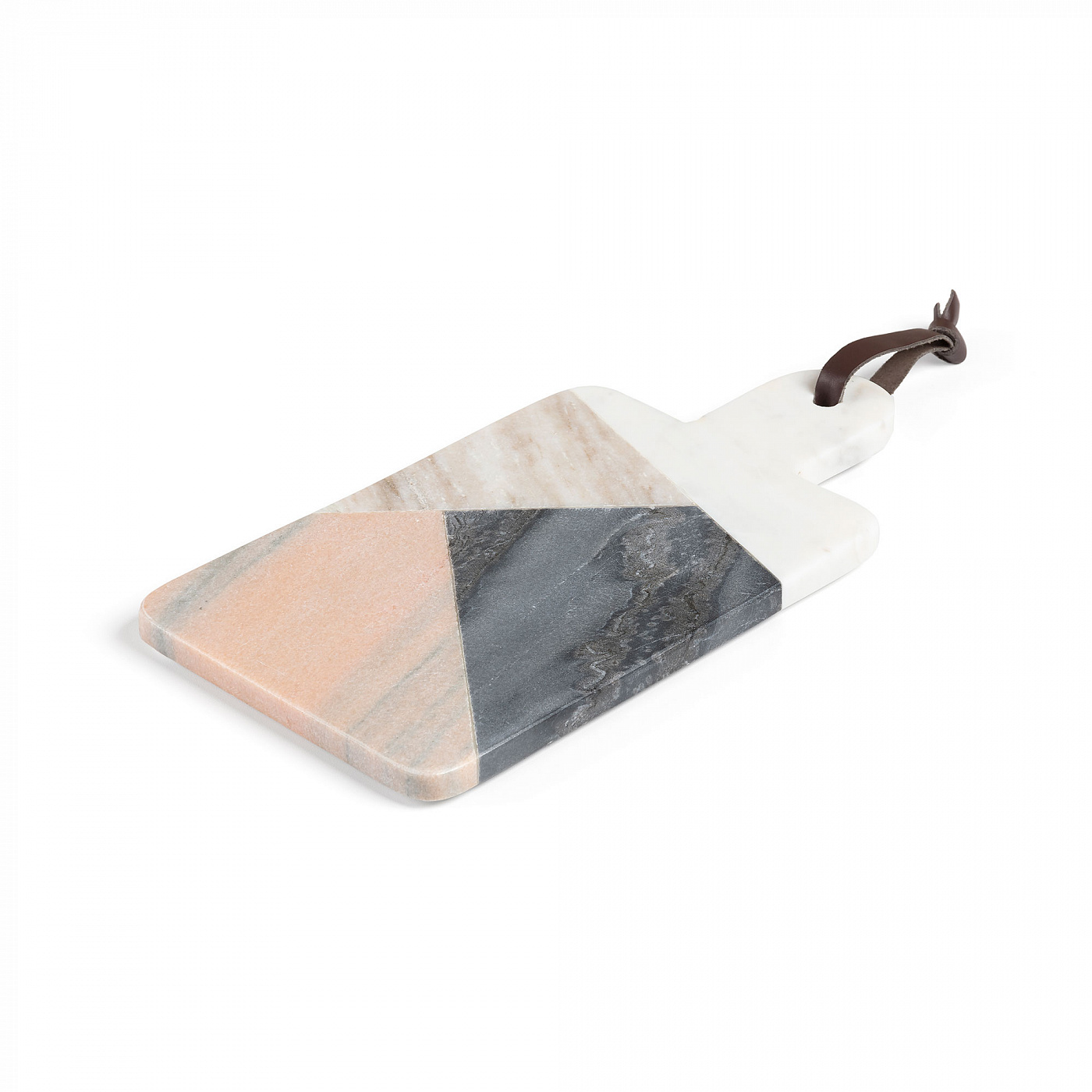 068101 Доска разделочная мраморная многоцветная La Forma Bergman 