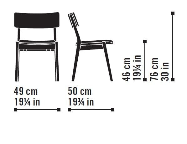 Деревянный мягкий штабелируемый стул Very Wood рамка ARCH-00091472 - Вид №17