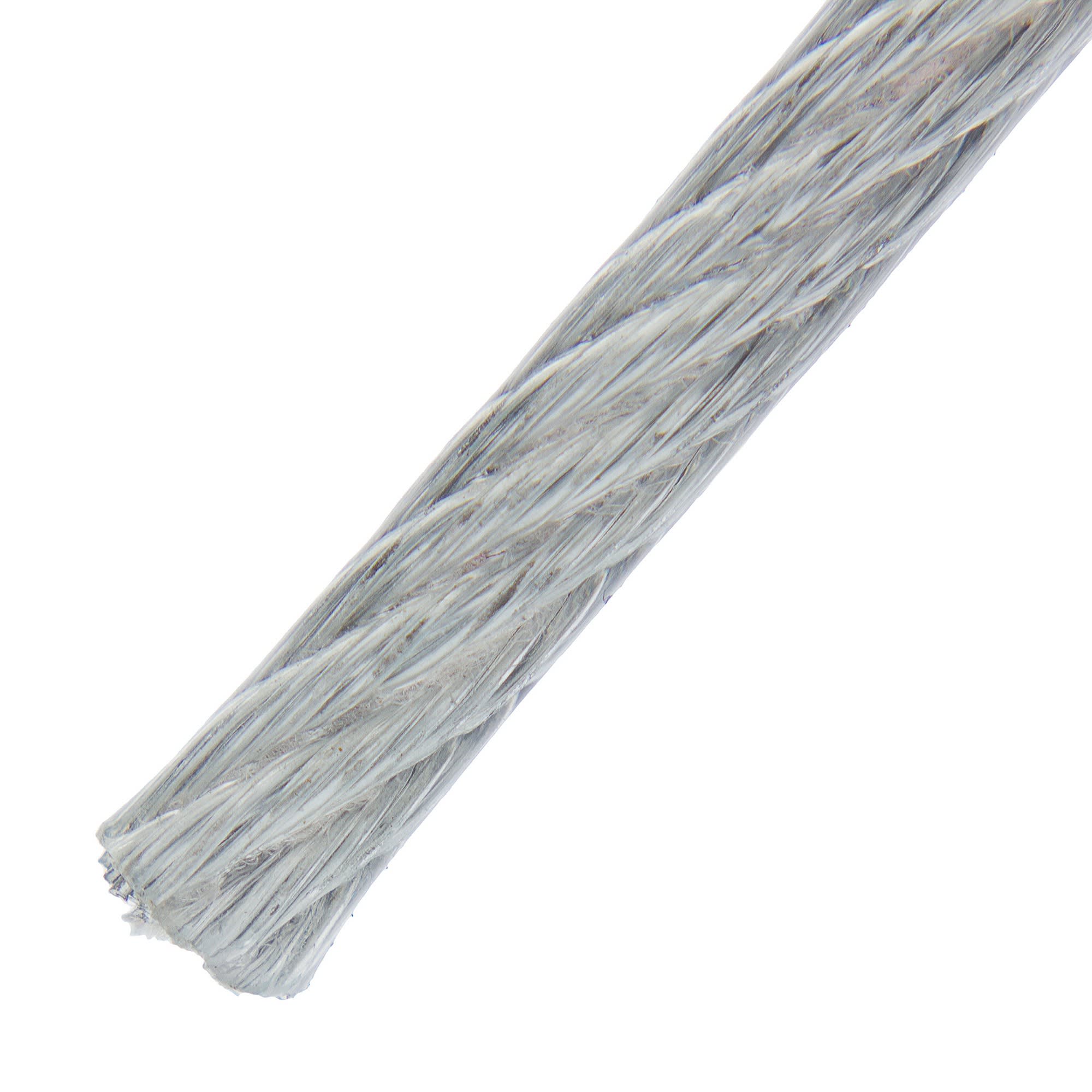 15956224 Трос стальной в оболочке PVC 3/4 мм 10 м, цвет цинк Santreyd 