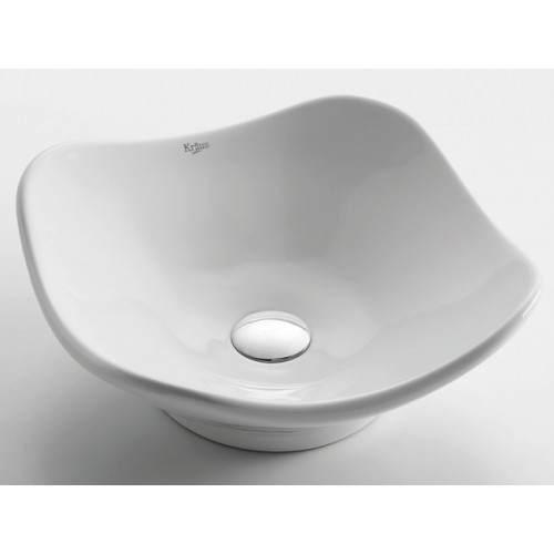 KCV-135 Накладная раковина на столешницу  прямоугольная Krausru  - Вид №5