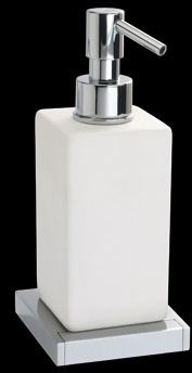DM127 Дозатор для жидкого мыла, настенный, керамический 0,375 л bagno&associati DOMINO
