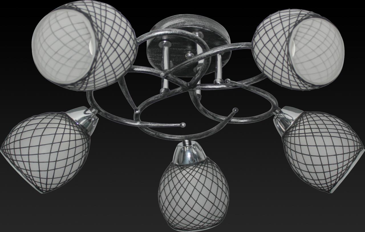 Потолочная люстра Toplight Jeanine TL7430X-05BP TOPLIGHT JEANINE 183918 Черный  - Вид №2