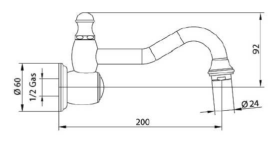 618120ZZ06 Излив Bandini Antica Santreyd - Вид №1