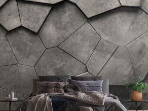 Нетканые обои с эффектом камня