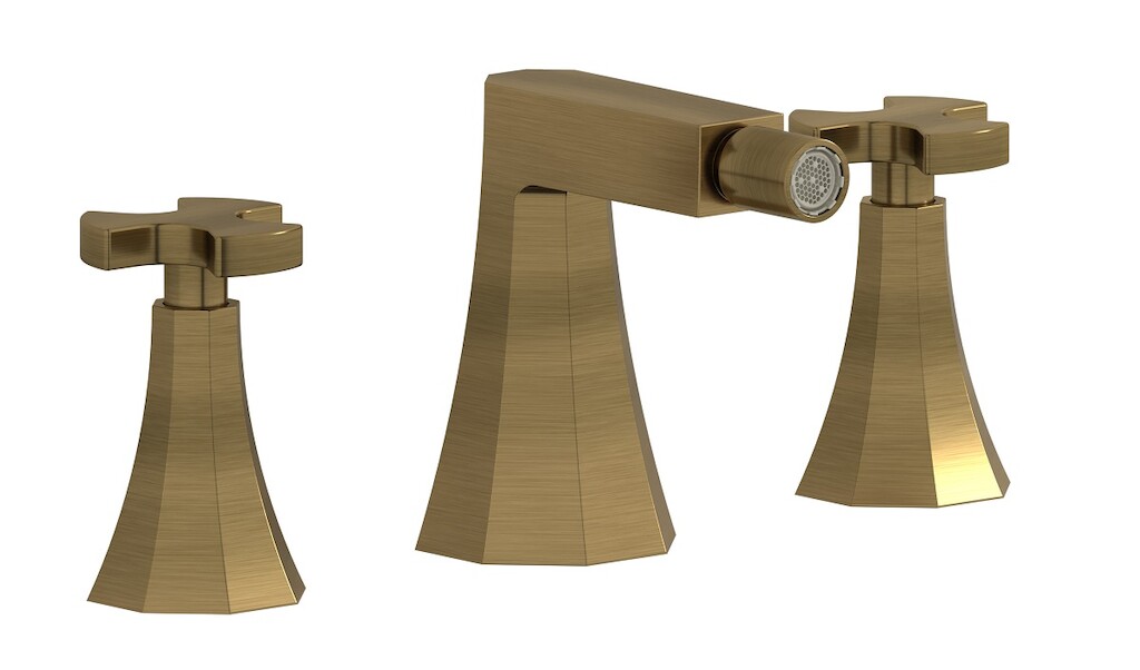 Смеситель для биде на 3 отверстия с донным клапаном WE ARE IB bt393mb Modern Bronze Belmondo 