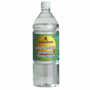 Состав пропиточный для каминных и печных кладок 1 л Атом-Колор