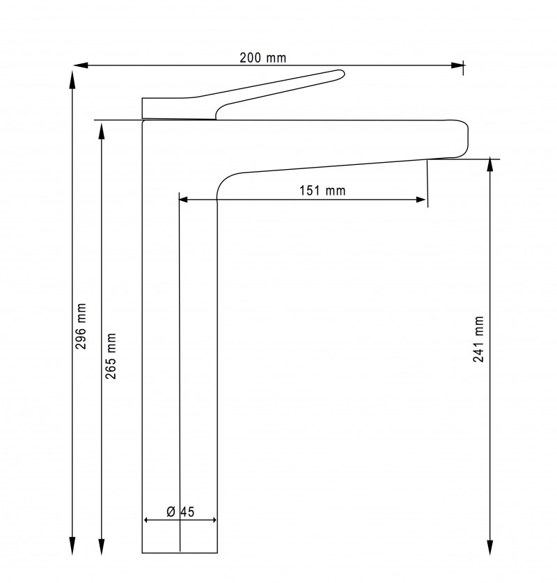 GT35AGT111 Смеситель для раковины высокий Prime Martí 1921 Marti 1921  - Вид №5