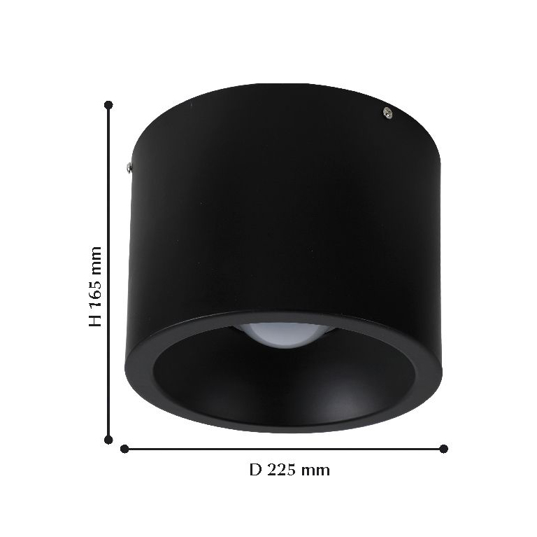 Потолочный светодиодный светильник Favourite Reflector 1996-1C FAVOURITE REFLECTOR BLACK 103427 Черный  - Вид №1