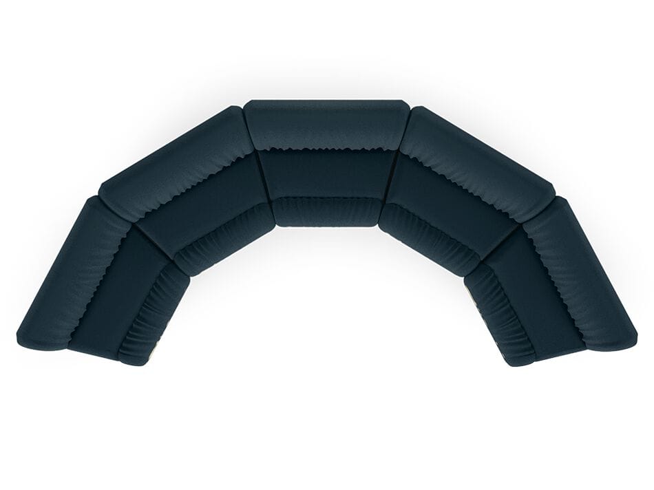 Изогнутый диван из ткани Essential Home Xenox ARCH-00027796 - Вид №8