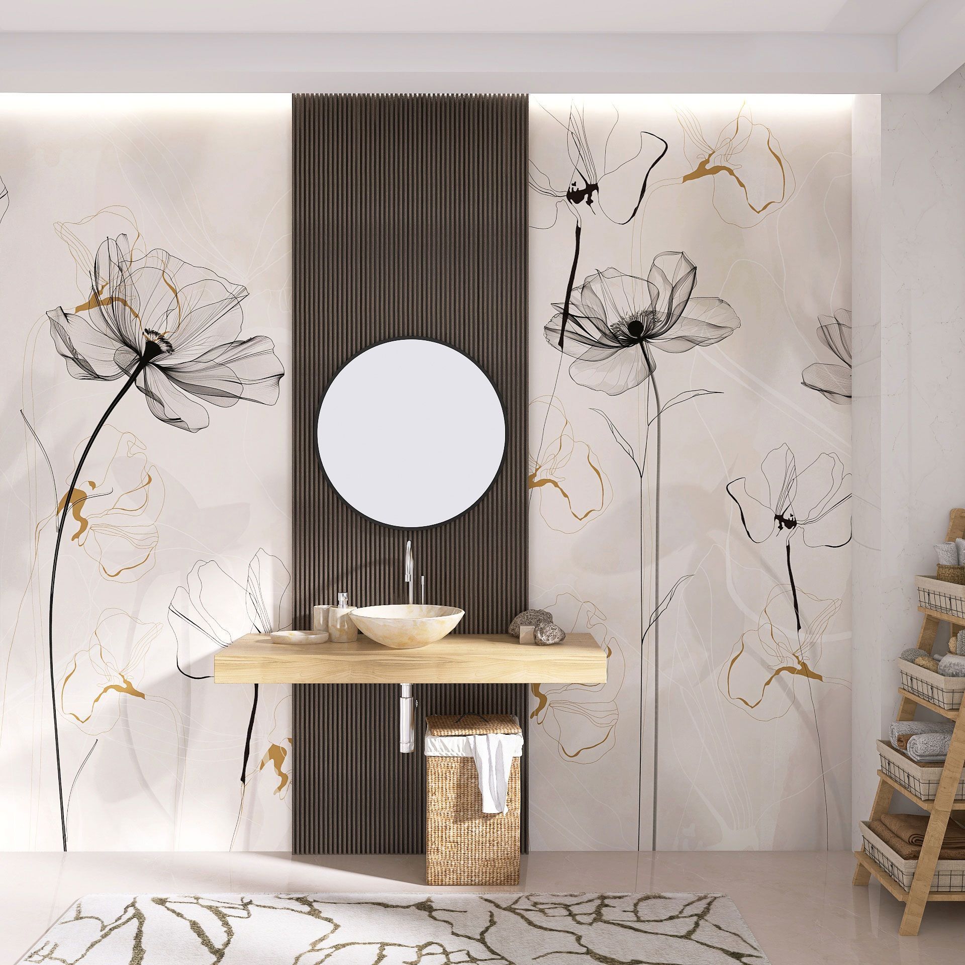 Обои с цветочными мотивами Rimura 2025 ARCH-00143180 - Вид №1