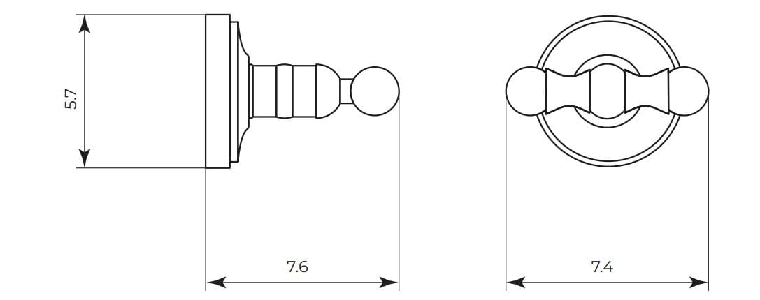 Латунный халат Gaia Mobili Complements ARCH-00050299 - Вид №1