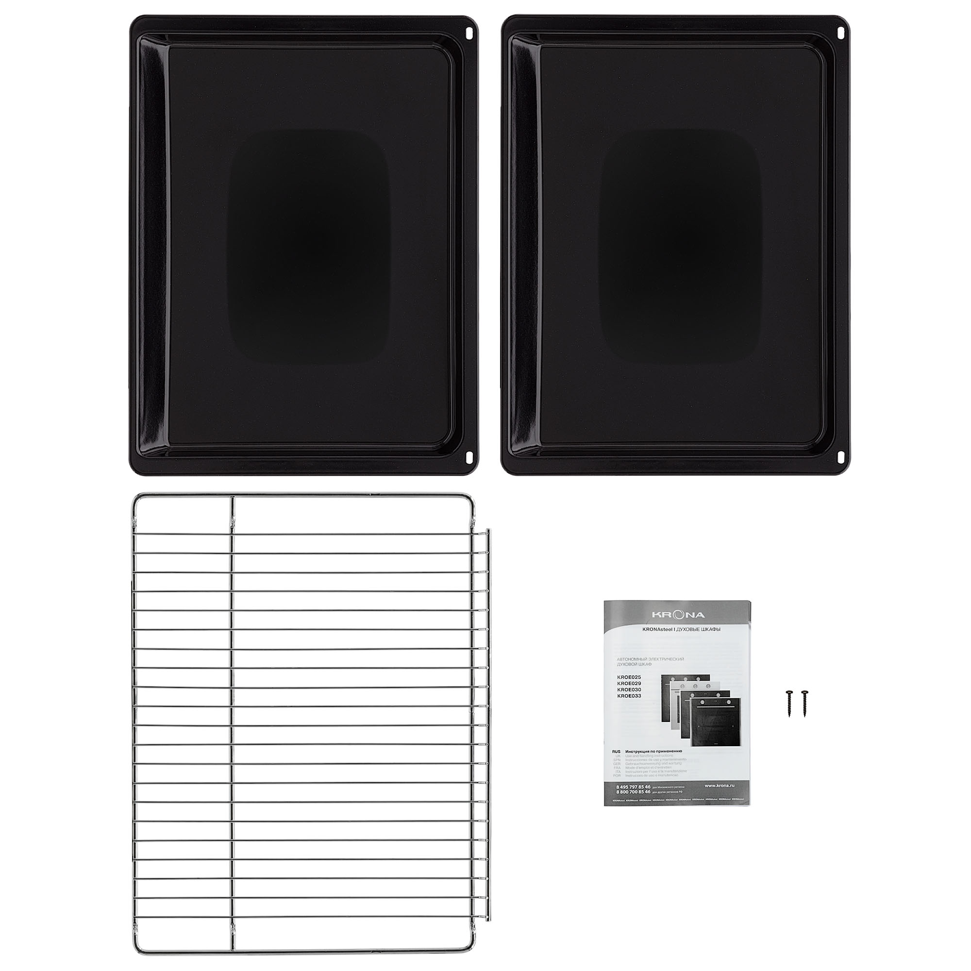 9956893 Электрический духовой шкаф KRONA BIRNE 60 WH белый KRONA1 STDN-0149524 - Вид №13