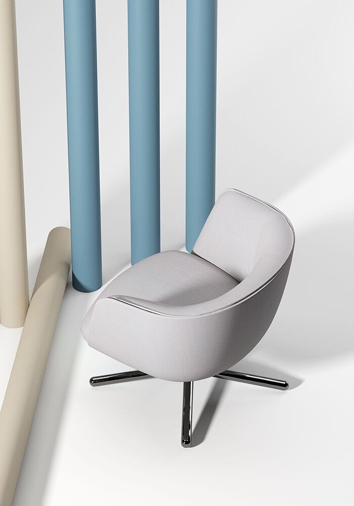 Тканевое кресло с подлокотниками Infiniti Bombom ARCH-00063410 - Вид №8