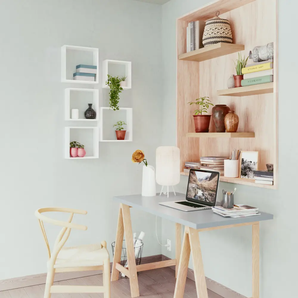 SPACEO: Набор из трёх полок для интерьера 24x24/27x27/30x30 см 82877492 STLM-1097430 - Вид №8