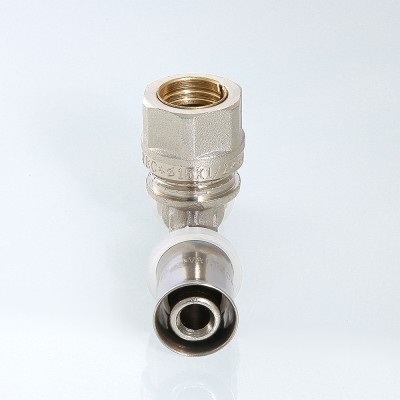 VTm.233.I.201520 Пресс-фитинг – тройник с переходом на обжимное соединение Valtec 20 x 15 x 20 мм  - Вид №6